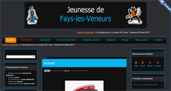 Desktop Screenshot of jeunessefayslesveneurs.be