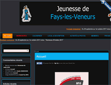 Tablet Screenshot of jeunessefayslesveneurs.be